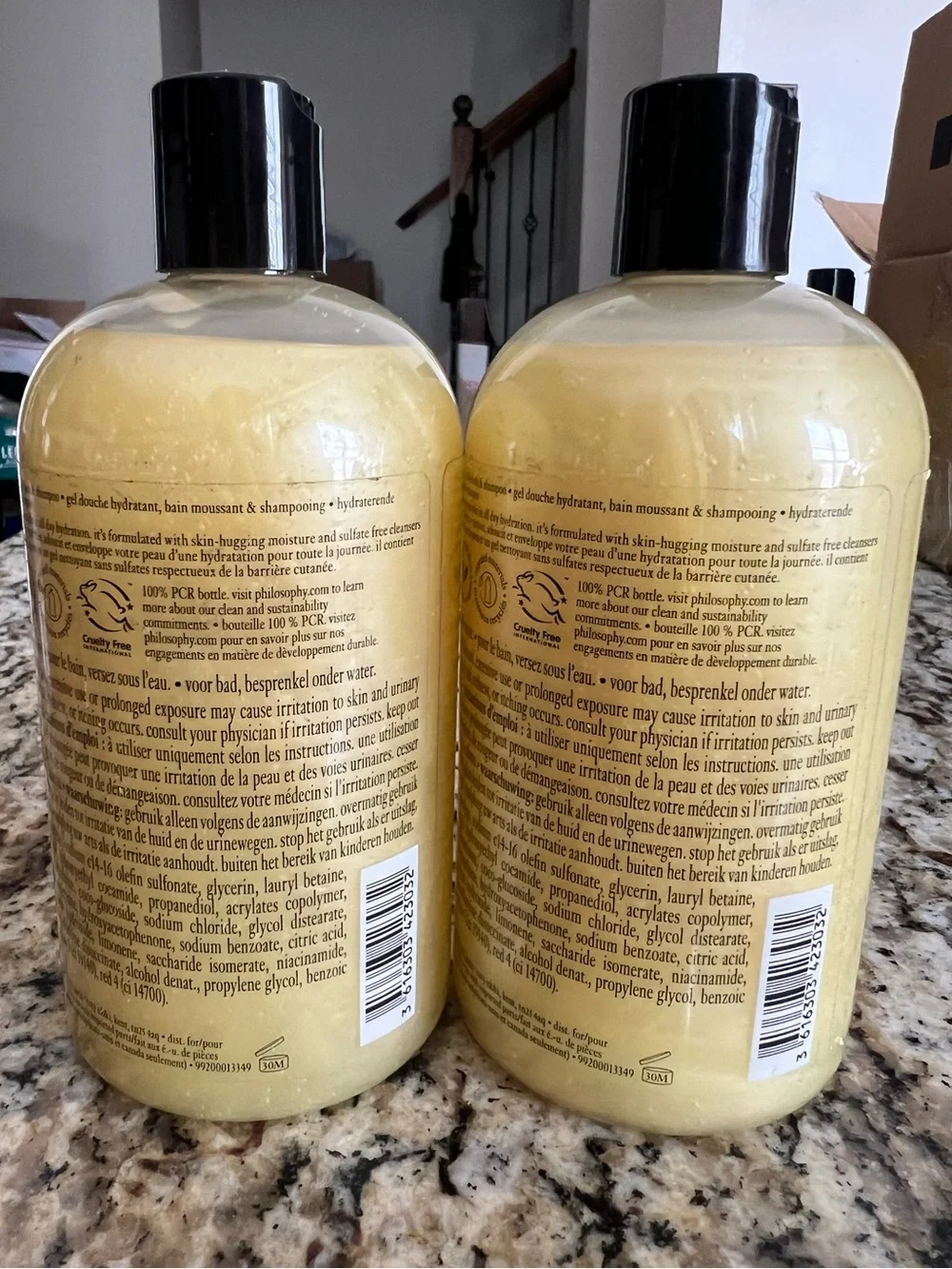 2 x Philosophy Iced Mint Lemonade Hydrating Shower Gel 16fl oz